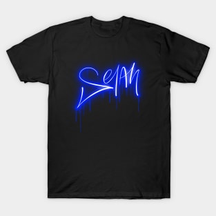 Selah - Blue Neon - Christian Tee T-Shirt